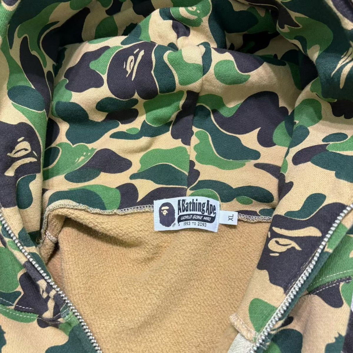 Bape BAPE CAMO TIGER FULL ZIP HOODIE Size US XL / EU 56 / 4 - 8 Thumbnail