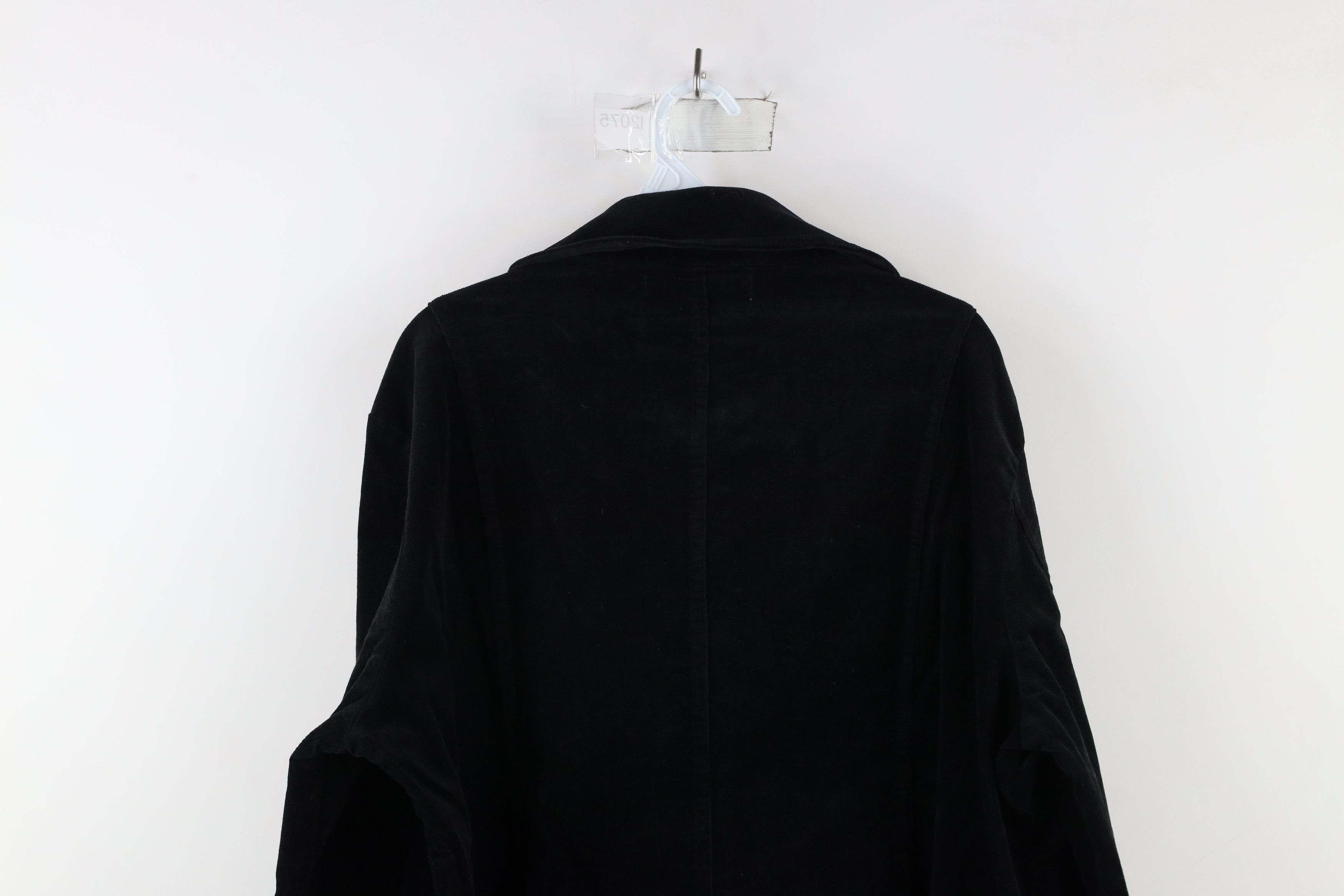 Vintage Vintage Y2K Streetwear Corduroy Full Button Jacket Black Size XXL / US 16-18 / IT 52-54 - 10 Thumbnail