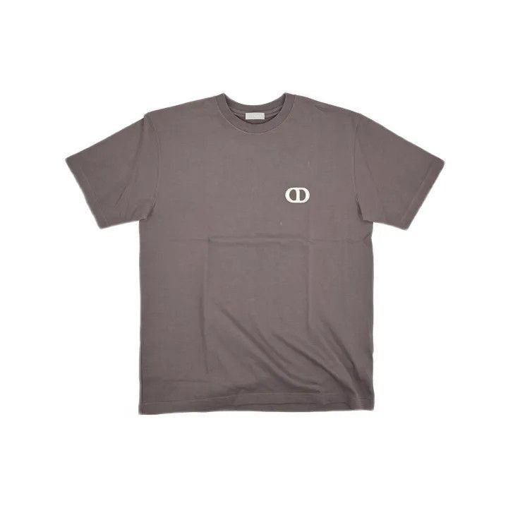 Dior Dior Dior SS23 Brown Logo Embroidered T-Shirt 0079-2507 Size US M / EU 48-50 / 2 - 2 Thumbnail