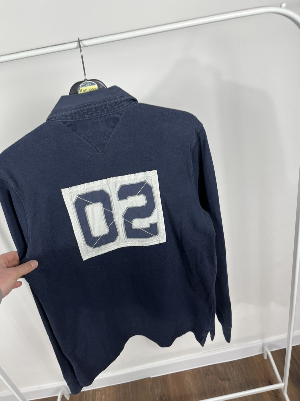 Tommy Hilfiger Tommy Hilfiger Long Sleeve Polo Rugby Shirt Embroidered L Size US L / EU 52-54 / 3 - 11 Thumbnail