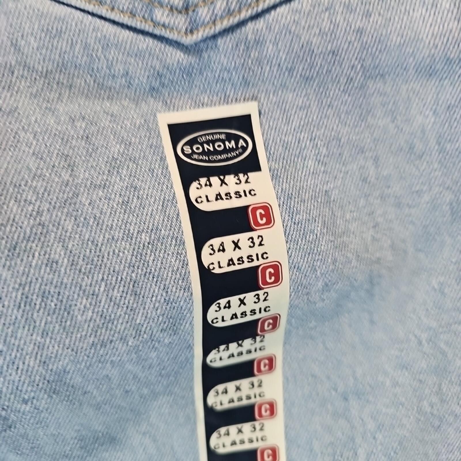 Sonoma VINTAGE Sonoma Jeans 34x32 Deadstock Classic Fit Y2K NWT Size US 34 / EU 50 - 7 Thumbnail