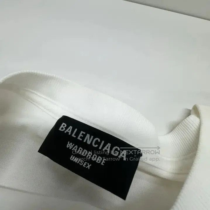 Balenciaga SS21 Dripping Smile Print Casual T.
