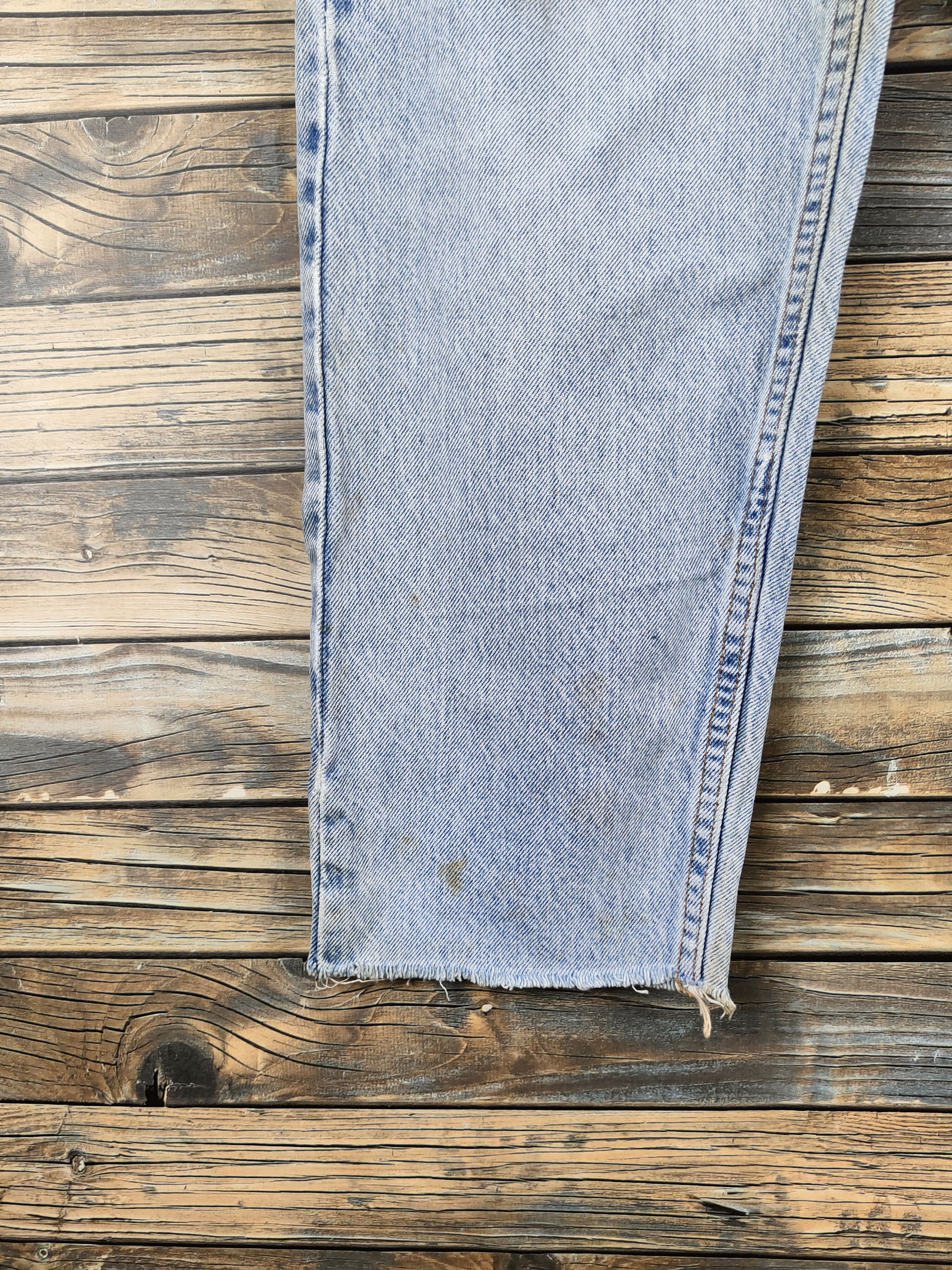 Levi's DL 561 Levi's Blue Distressed Ripped Jeans #46-810 Size US 28 / EU 44 - 4 Thumbnail
