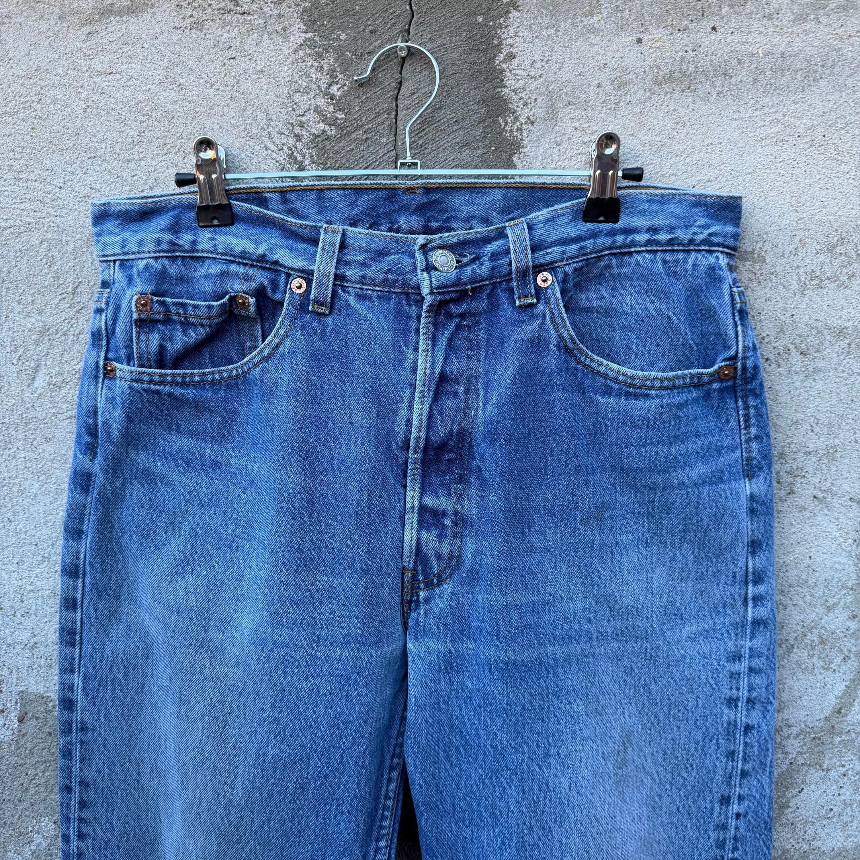 Levi's × Vintage 90's Levi's 501 Denim Jeans Size US 32 / EU 48 - 7 Thumbnail