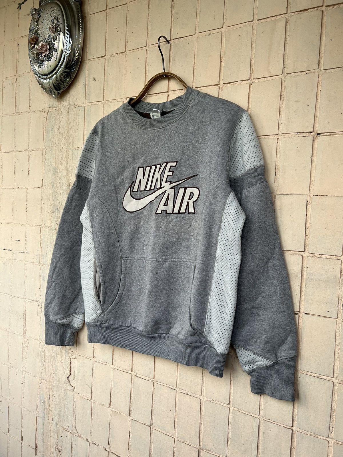 Nike × Vintage Vintage Nike Air Sweatshirt Big Logo Size S Size US S / EU 44-46 / 1 - 2 Thumbnail