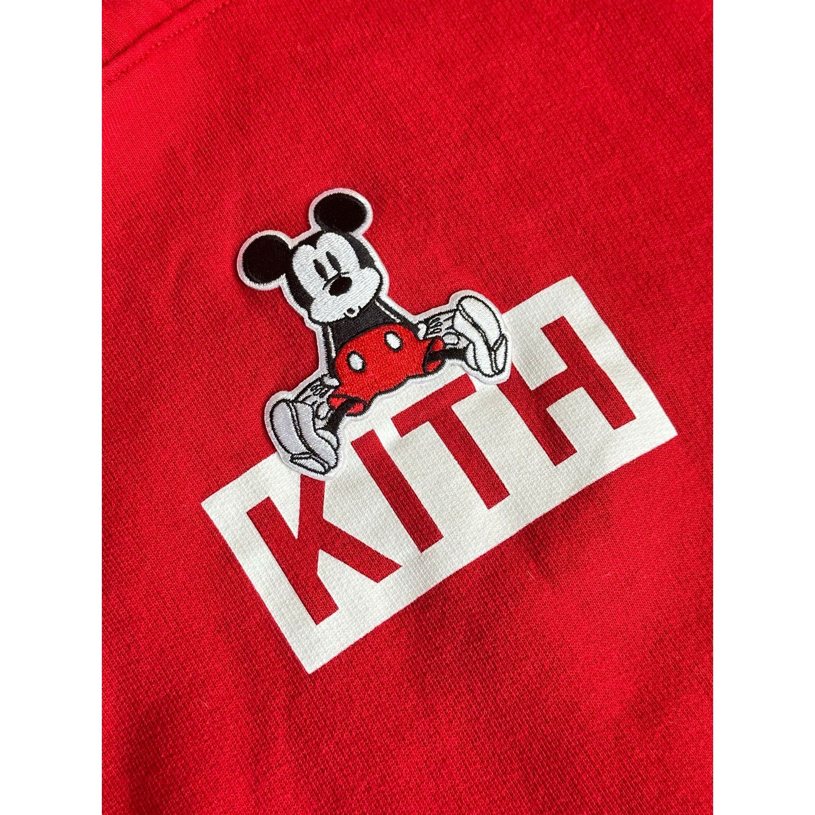 Kith KITH x Disney Mickey Mouse Red Hoodie - Size 12 Kids - Mint Size XL / US 12-14 / IT 48-50 - 4 Thumbnail