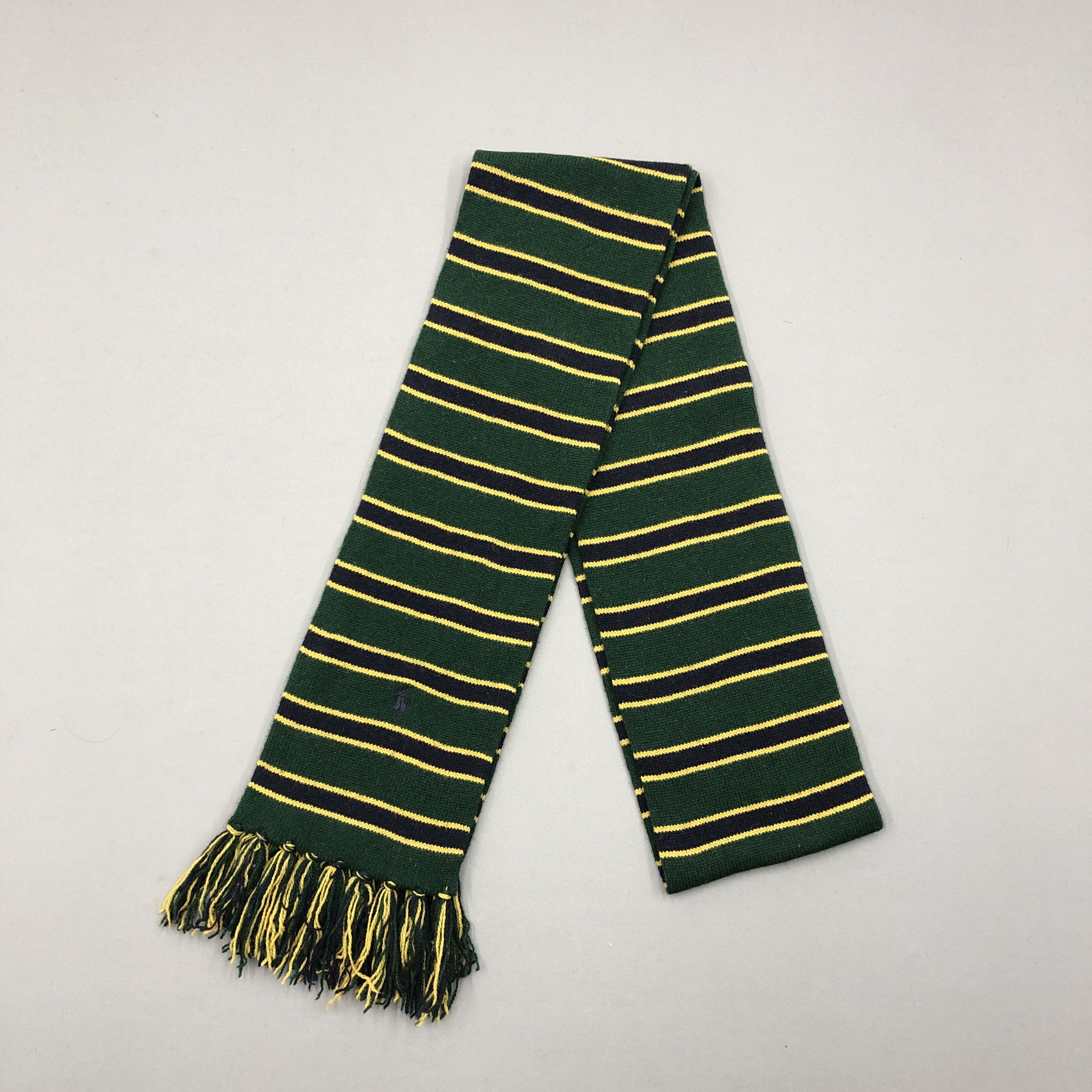 Polo Ralph Lauren Vintage Polo Ralph Lauren Scarf Muffler Wool Scarves Size ONE SIZE - 1 Thumbnail