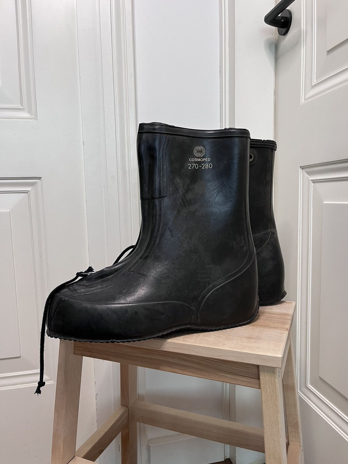 image of Military x Vintage 80's Opium Bunny Boots Dune Rubber Combat German Bundeswehr in Black (Size 9)