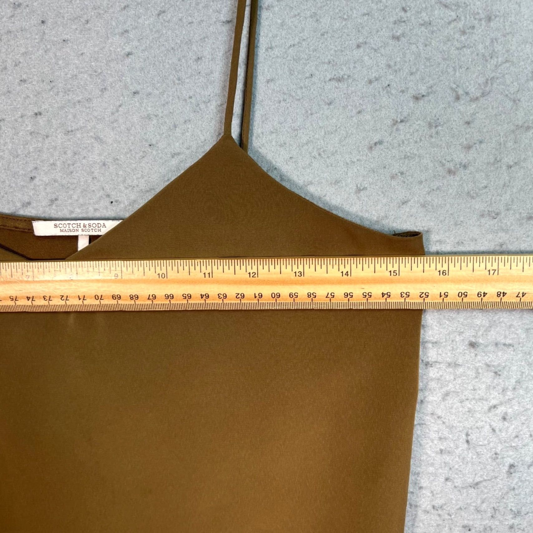 Scotch & Soda Scotch & Soda Womens Tank Top Spaghetti Strap Brown XS Casual Summer Spaghetti Strap Tank Top Womens XS Brown Scotch & Soda Size XS / US 0-2 / IT 36-38 - 5 Thumbnail