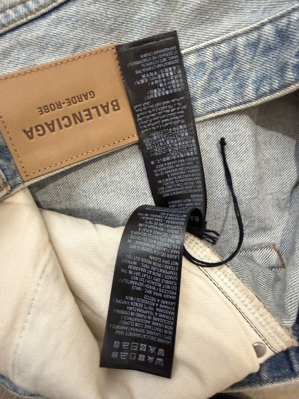 Balenciaga BB GARDE-ROBE FLARED DENIM Size US 32 / EU 48 - 4 Thumbnail