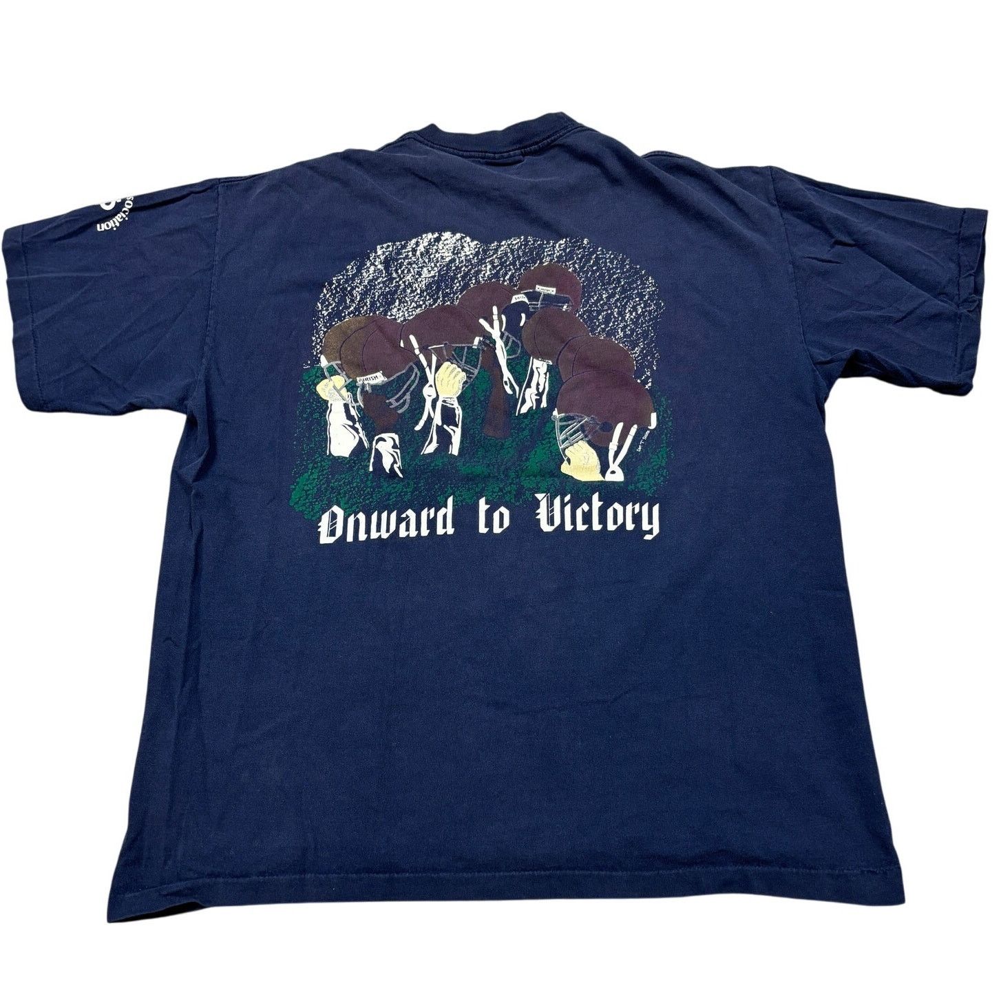 Vintage Vintage 90s Notre Dame Fighting Irish T Shirt Men's XL Size US XL / EU 56 / 4 - 1 Thumbnail