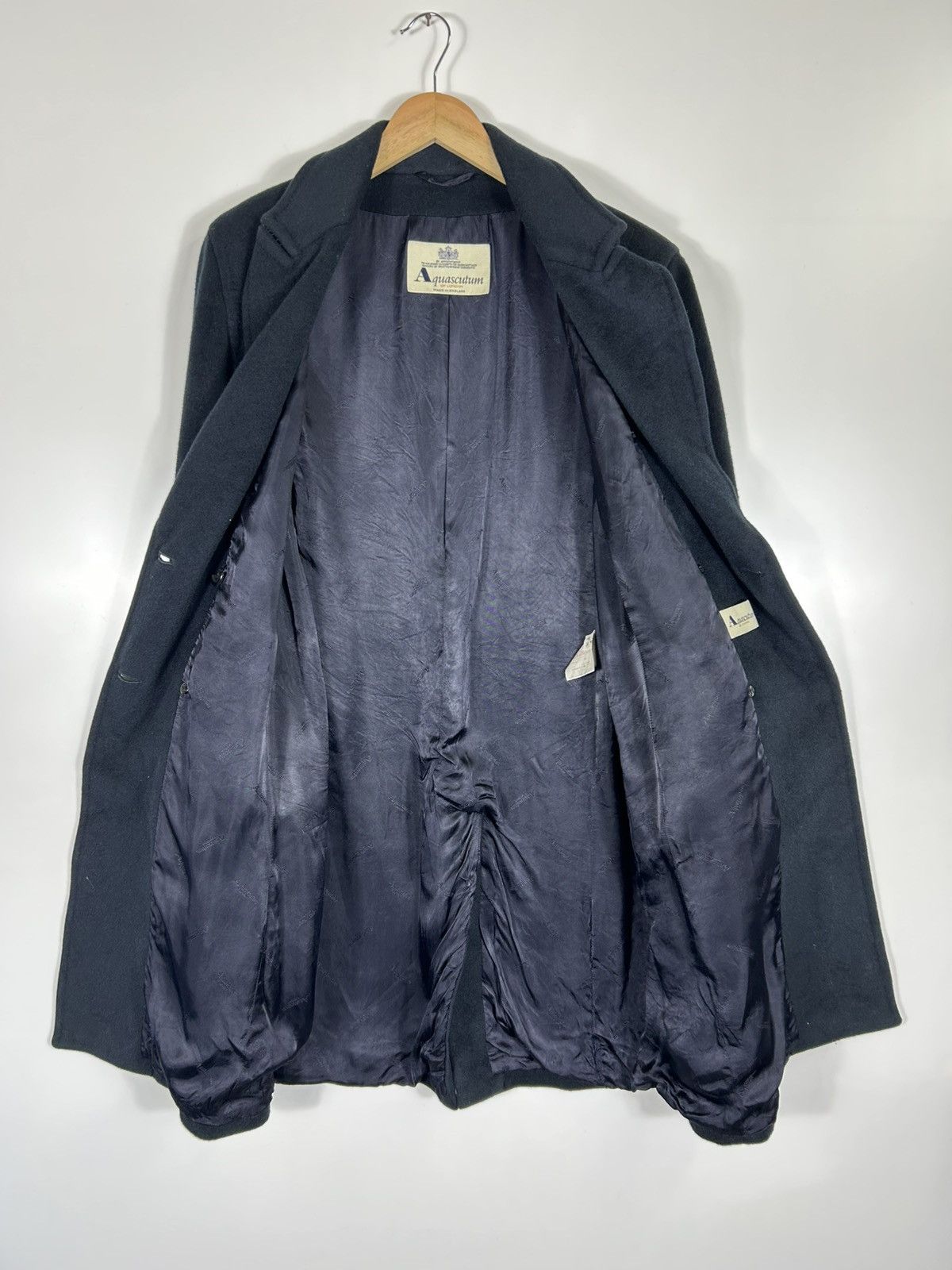 Aquascutum ⚡️Vintage Aquascutum London Wool Double Breast Coat Jacket Size US S / EU 44-46 / 1 - 9 Thumbnail