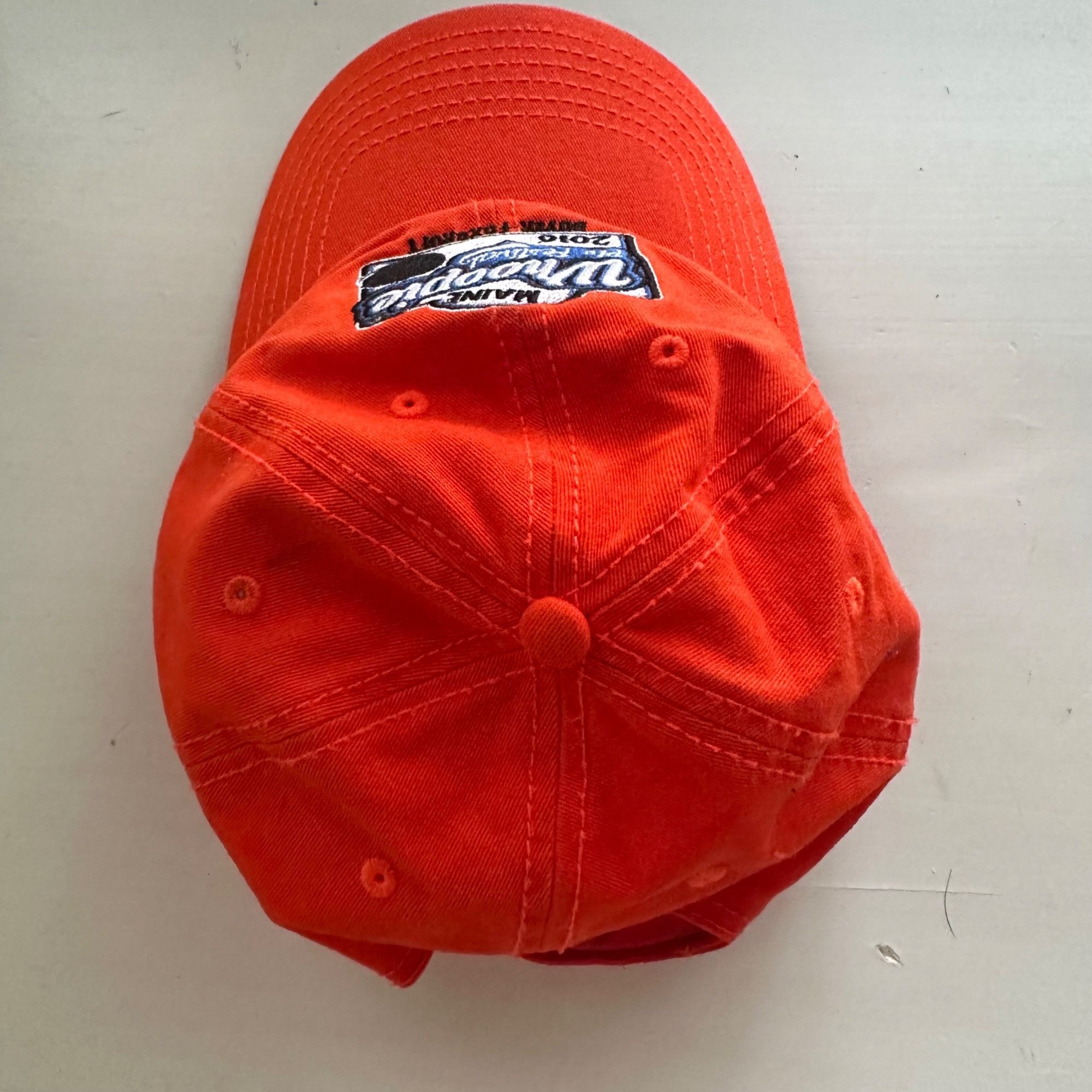 Otto Maine Whoopie Pie Festival Ball Cap 2016 Orange Vacationland Size ONE SIZE - 6 Thumbnail