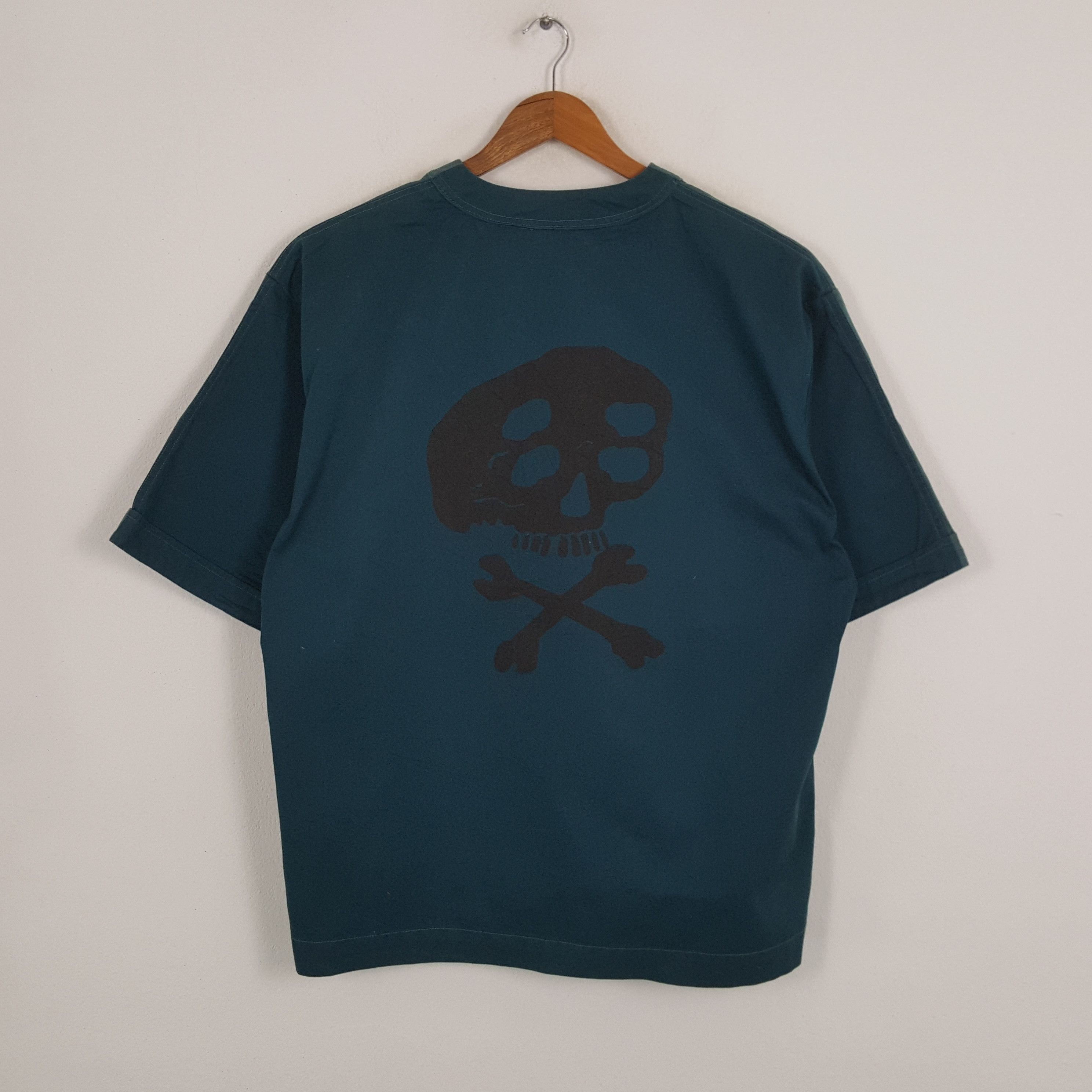 Maison MIHARA YASUHIRO × Vintage Vintage SKULL MIHARAYASUHIRO Kapital Style Skateboard Shirts Size US XL / EU 56 / 4 - 1 Thumbnail