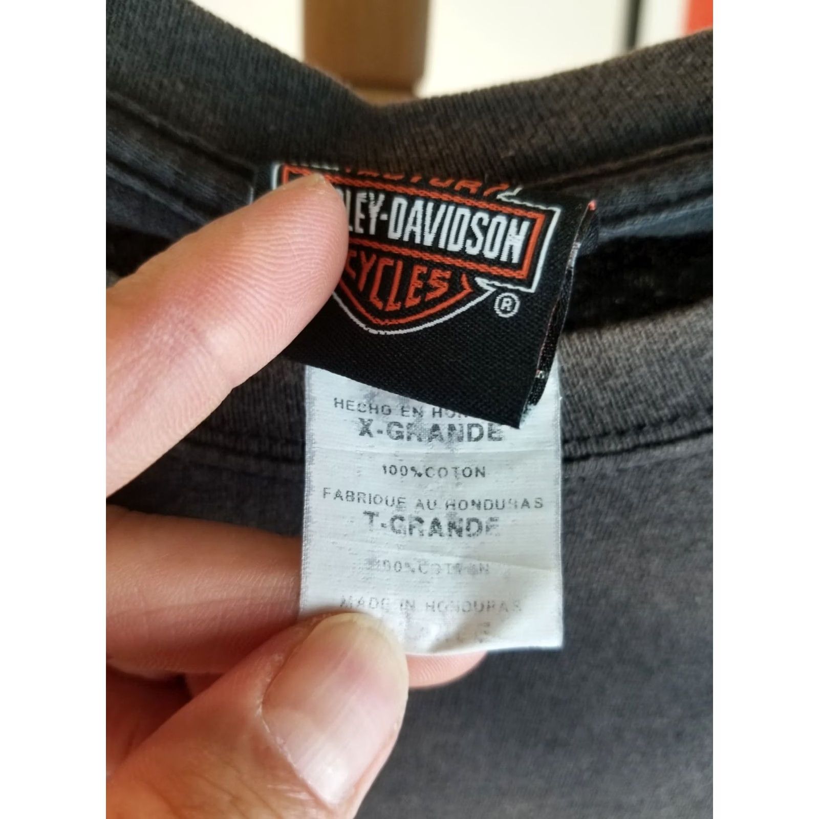 Harley Davidson VINTAGE Harley-Davidson OLD SCHOOL HD MC SUN FADED BLACK COTTON T-SHIRT XL Men Size US XL / EU 56 / 4 - 3 Thumbnail