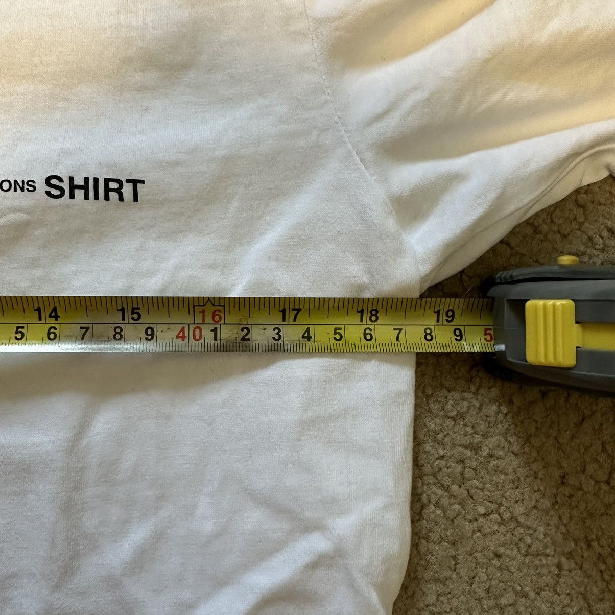 Comme des Garcons × Comme des Garcons SHIRT COMME Des GARCONS Logo White T Shirt Size US M / EU 48-50 / 2 - 6 Thumbnail