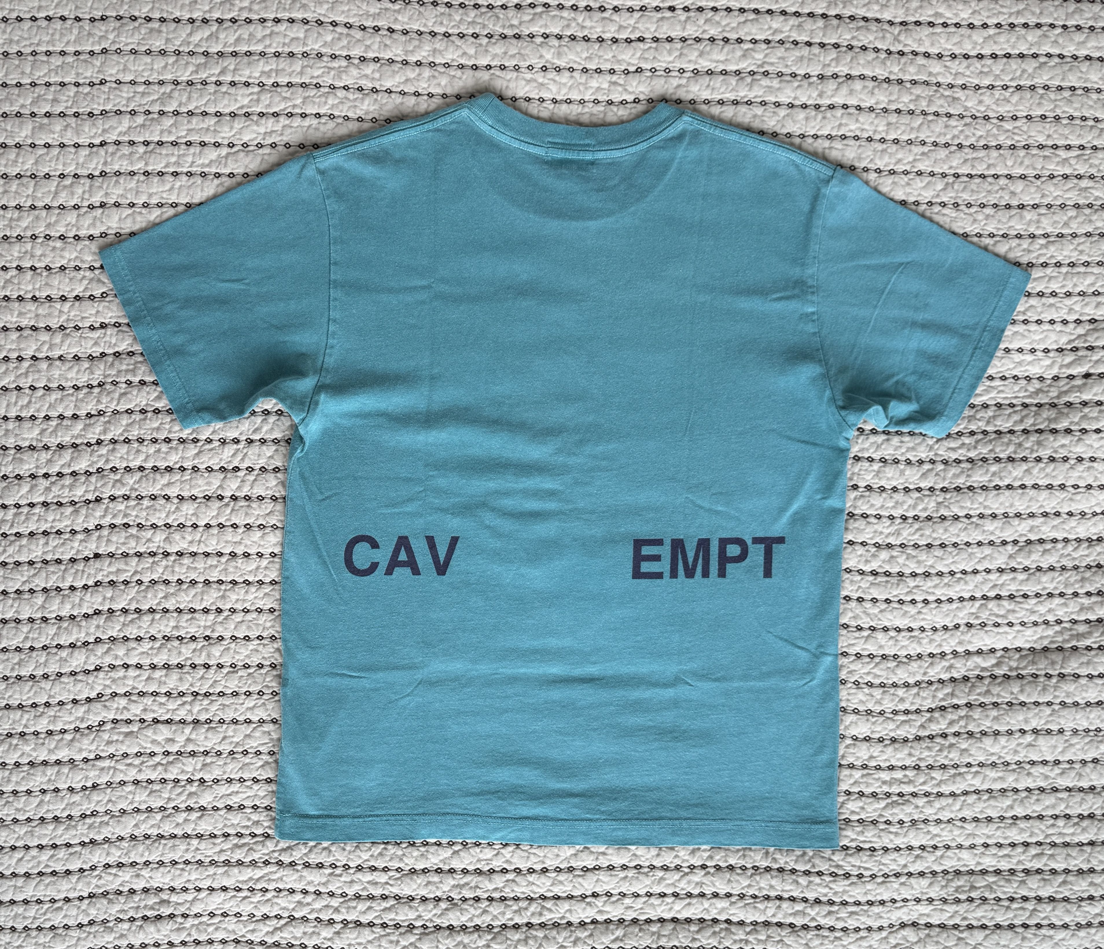 Cav Empt CAV EMPT GRAPHIC SS T-SHIRT TURQUOISE SZ MEDIUM Size US M / EU 48-50 / 2 - 2 Thumbnail
