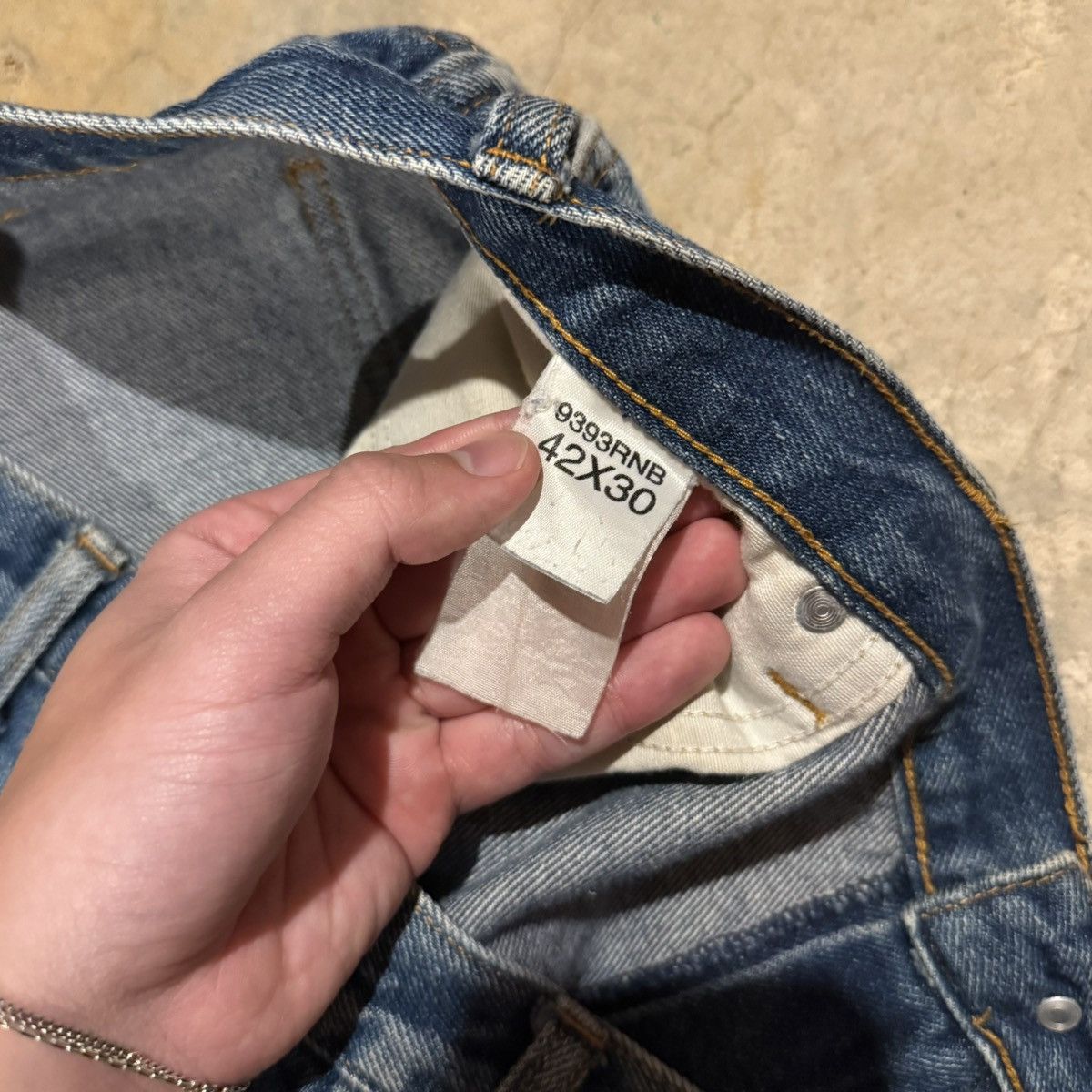 Dickies Vtg 2000s Dickies Faded Distressed Painted Jeans ERD Grunge Size US 40 / EU 56 - 5 Thumbnail