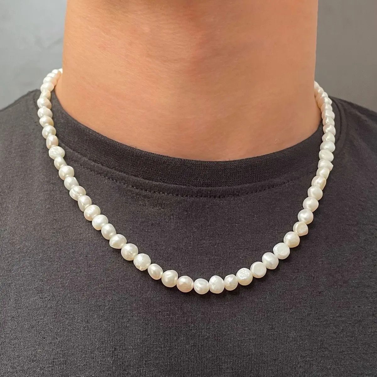 Jewelry Natural freshwater Pearl necklace choker Size ONE SIZE - 1 Thumbnail