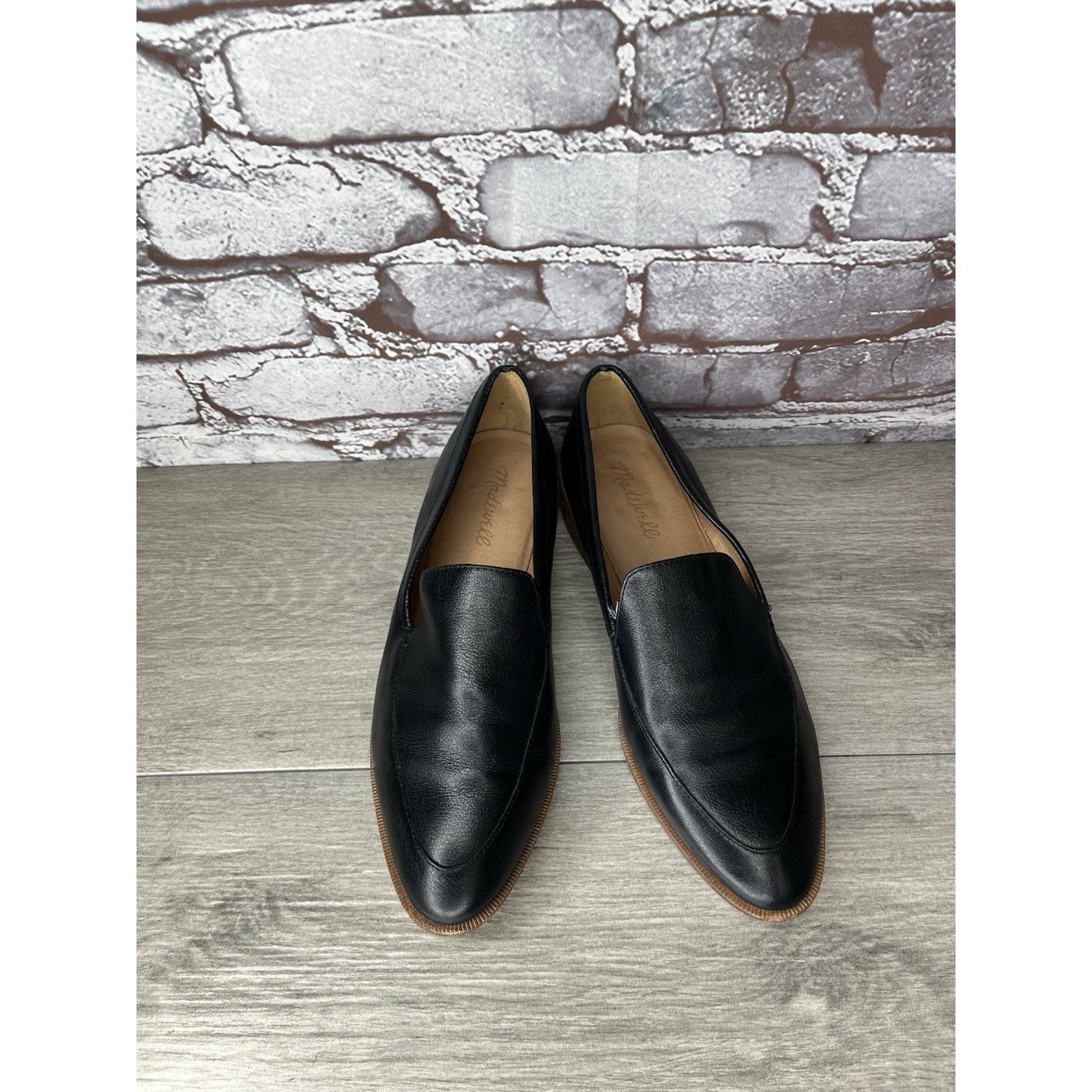Madewell Madewell Black Leather The Frances Loafers Office Shoes Wome Size US 8 / IT 38 - 11 Thumbnail