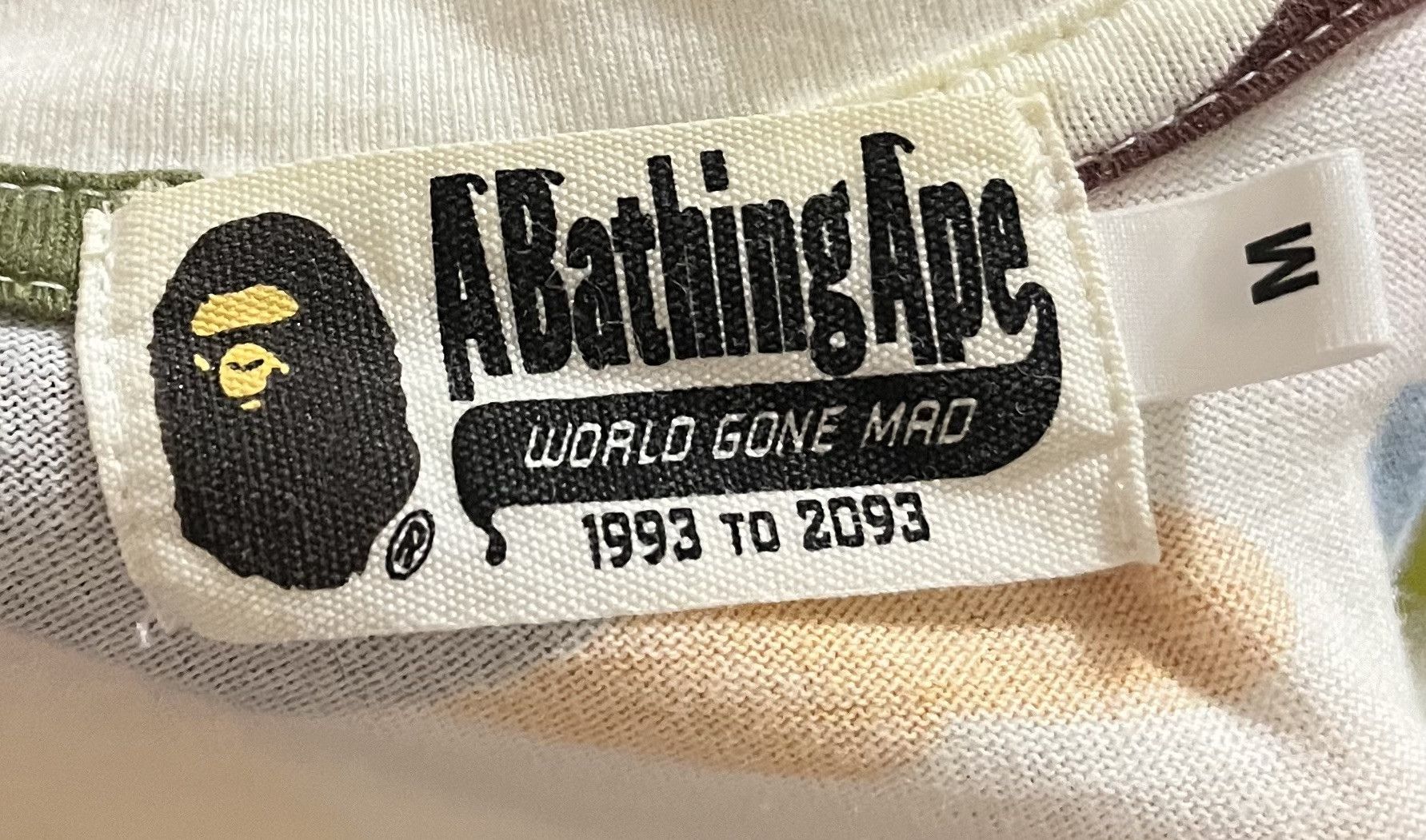 Bape Bape camo tee shirt Size US M / EU 48-50 / 2 - 4 Thumbnail