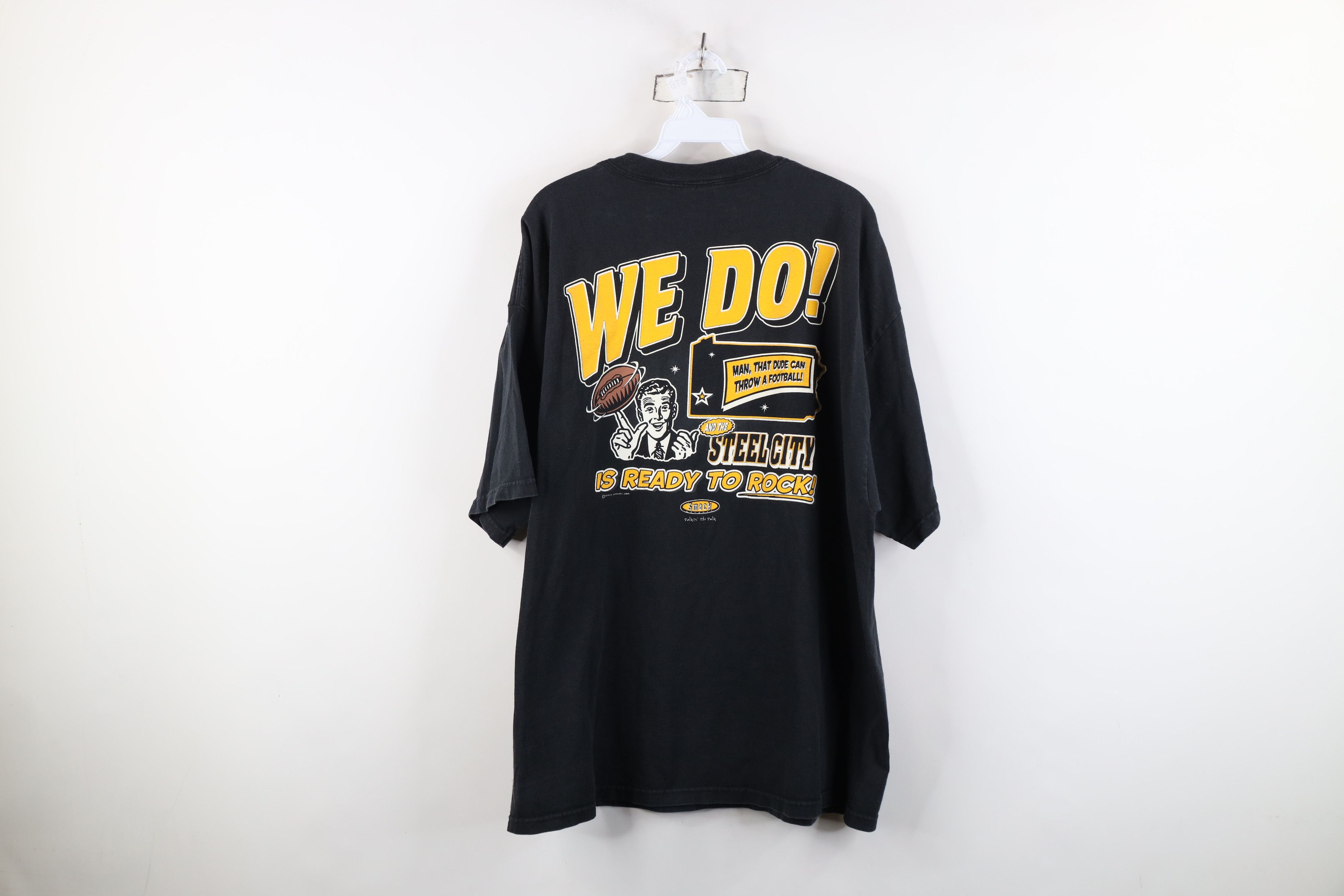 Vintage Vintage Roethlisberger Pittsburgh Steelers Football T-Shirt Size US XXL / EU 58 / 5 - 12 Thumbnail