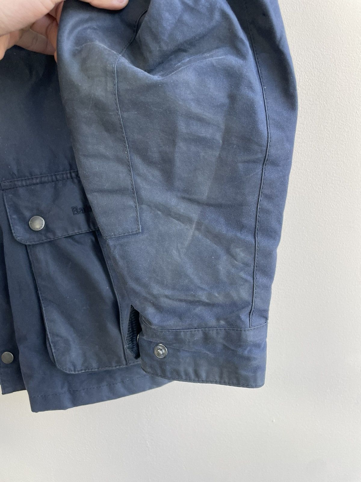 Barbour Barbour International Blue Duke Wax Jacket Size US XL / EU 56 / 4 - 9 Thumbnail