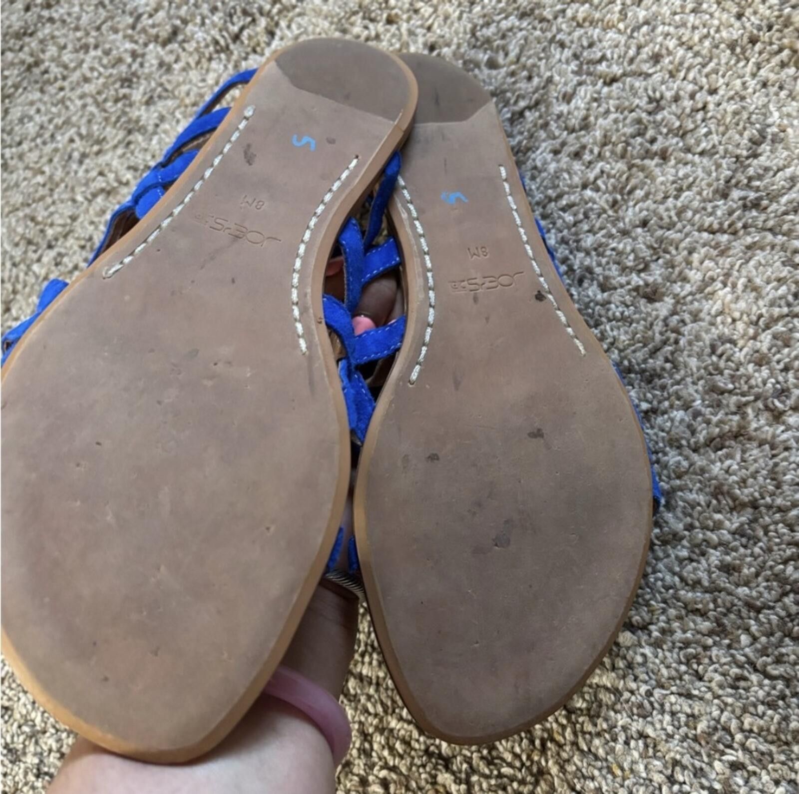 Other (Joe’s Jeans) Blue Strappy Sandals Size US 8 / IT 38 - 7 Thumbnail
