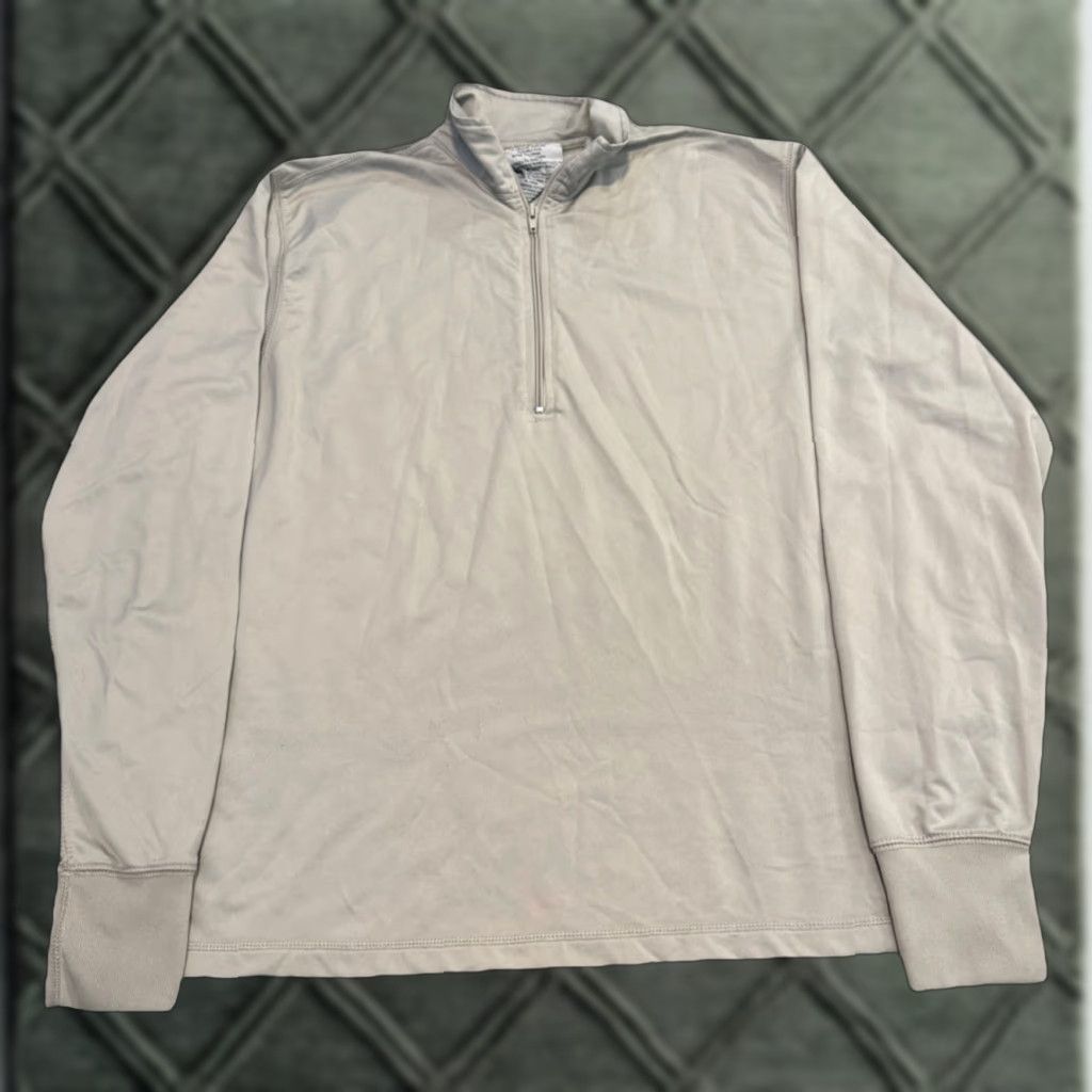 Vintage Active Force Apparel Shirt M Beige 1/4 Zip Thermal Lightweight All Seasons Cross Training Mens 80s 90s Classic Size US M / EU 48-50 / 2 - 1 Thumbnail