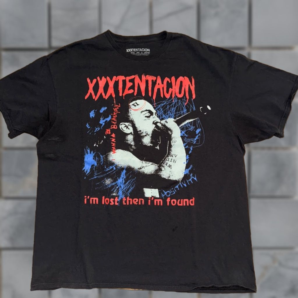 Vintage Xxxtentacio T-Shirt Black XL Men 23x28 Shirt Regular Band Unbranded Rap Style Mens Size US XL / EU 56 / 4 - 1 Thumbnail