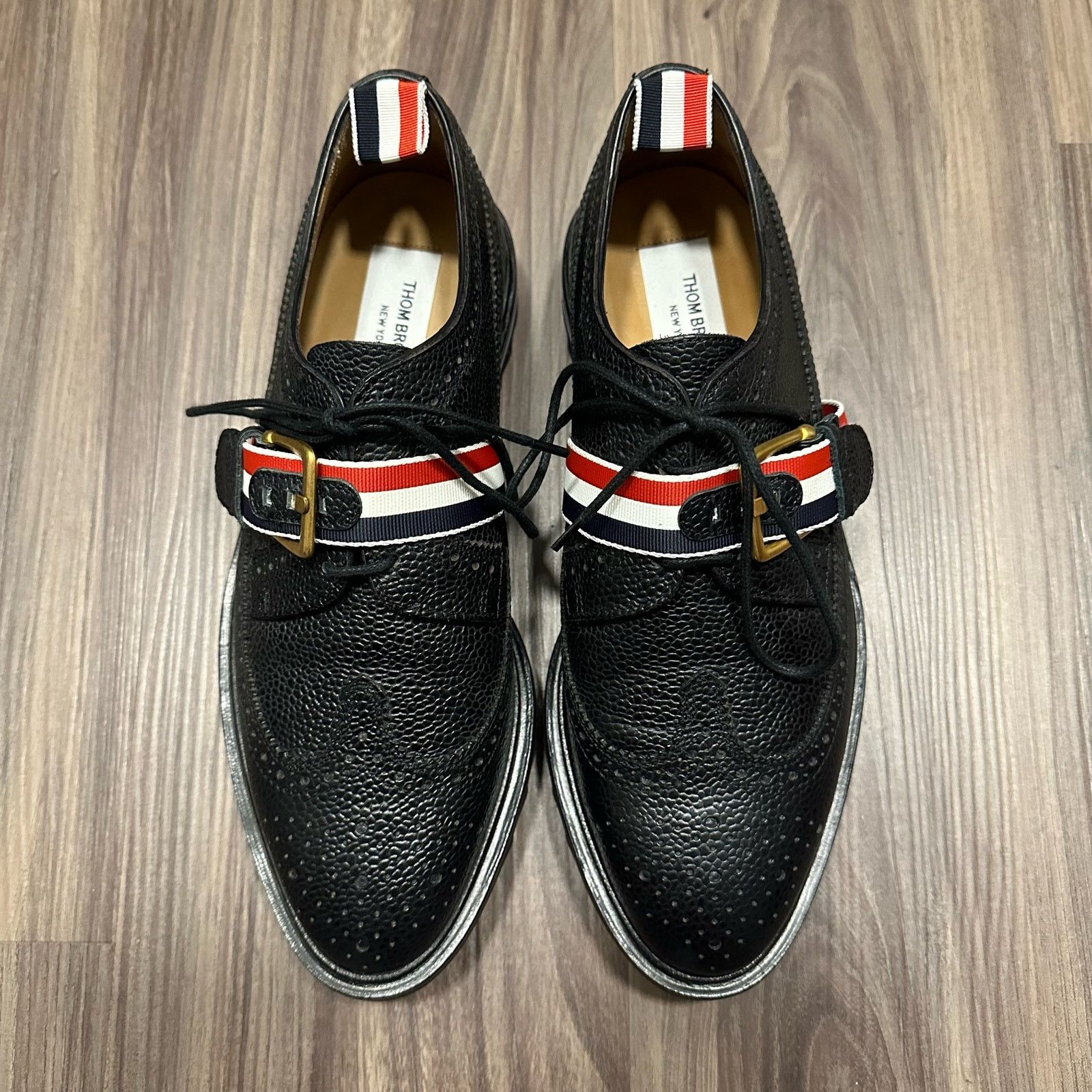 Rare Classic Thom Browne Wingtip with Strap US 7 EU 40