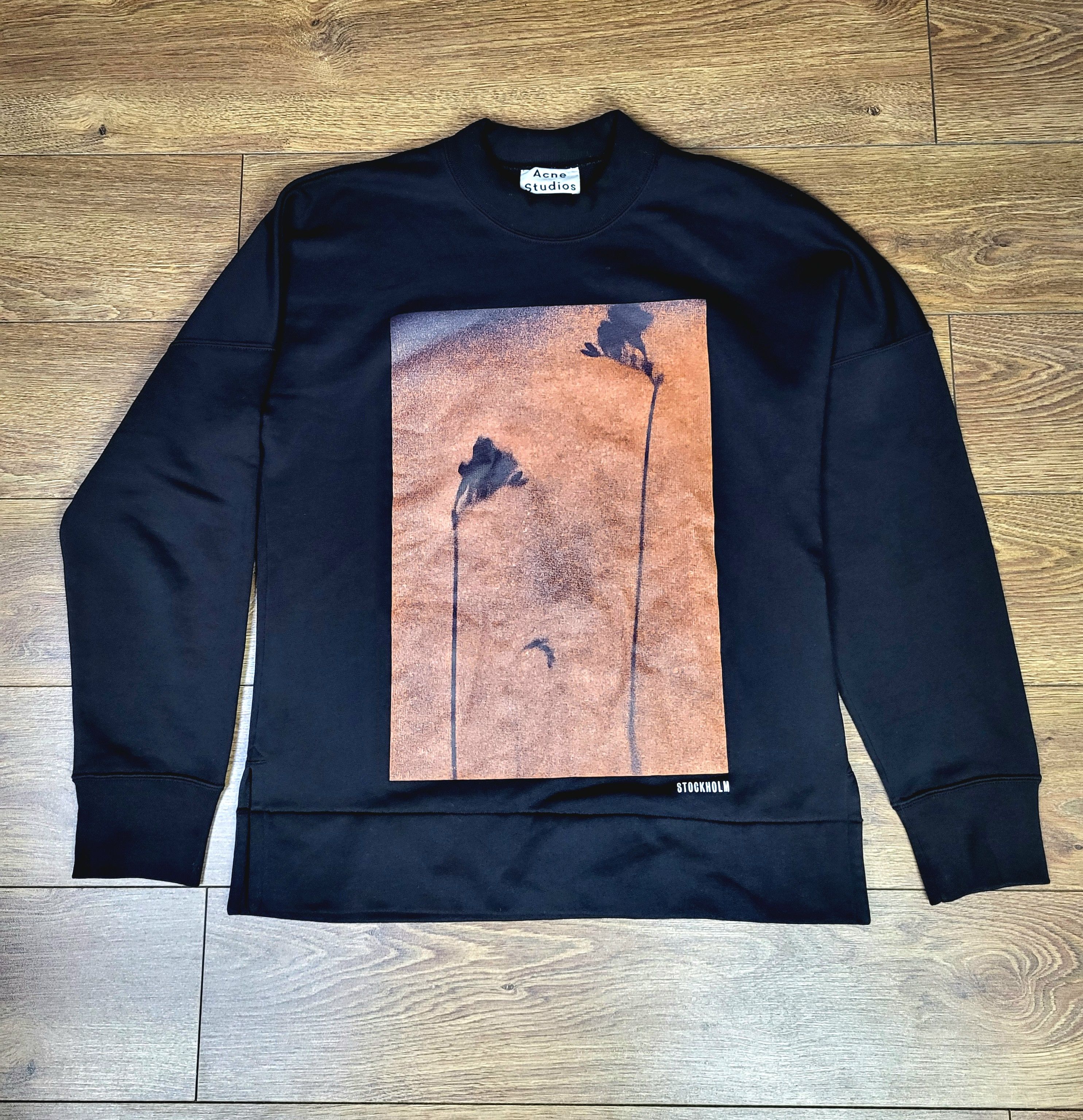 Acne Studios Acne Studios Black Folke Print Sweatshirt XS Size US XS / EU 42 / 0 - 3 Thumbnail