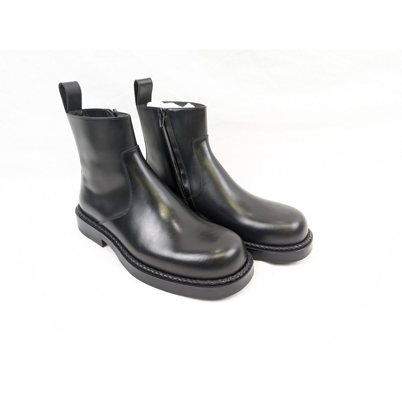 Bottega Veneta o1rshd1 Calf Classic Strut Ankle Boots in Black Size US 8 / EU 41 - 13 Thumbnail