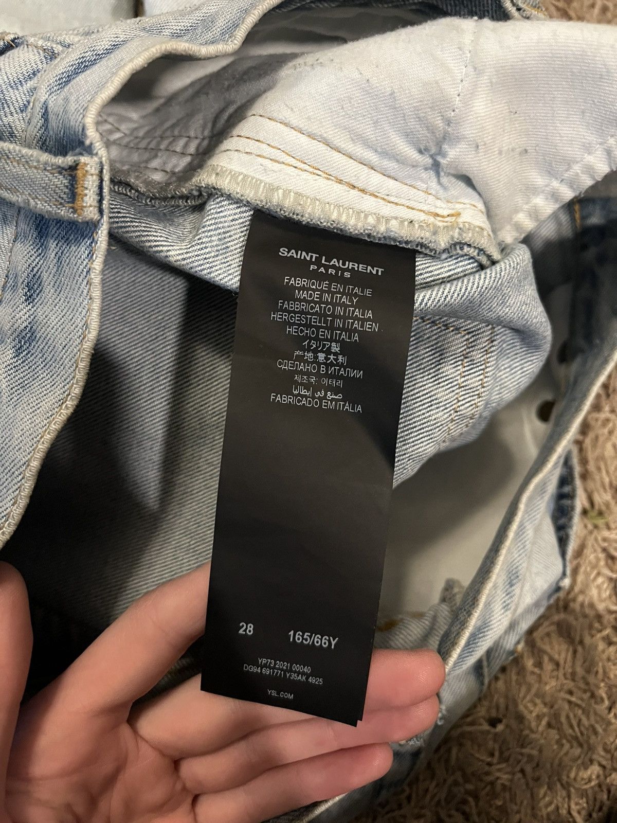 Saint Laurent Paris 2021 saint Laurent jeans Size US 28 / EU 44 - 10 Thumbnail