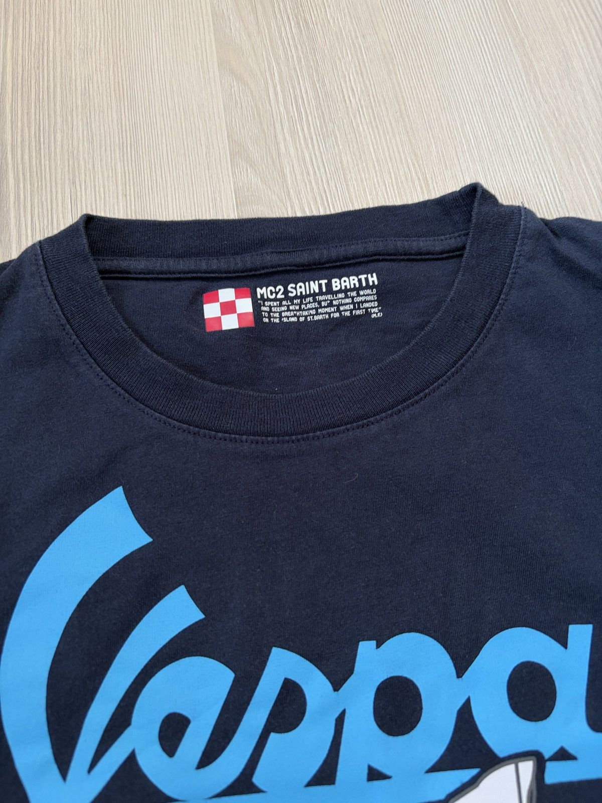 MC2 Saint Barth MC2 Saint Barth Vespa Navy Blue T-shirt Size US M / EU 48-50 / 2 - 3 Thumbnail