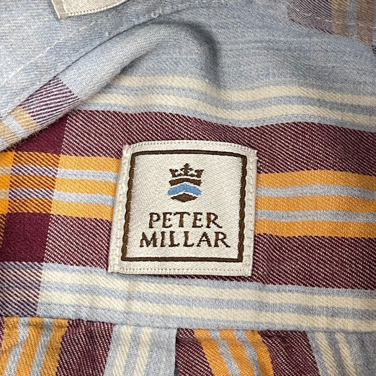 Peter Millar Peter Millar Adult M Front Pocket Button Down Casual Shirt Size US M / EU 48-50 / 2 - 2 Thumbnail