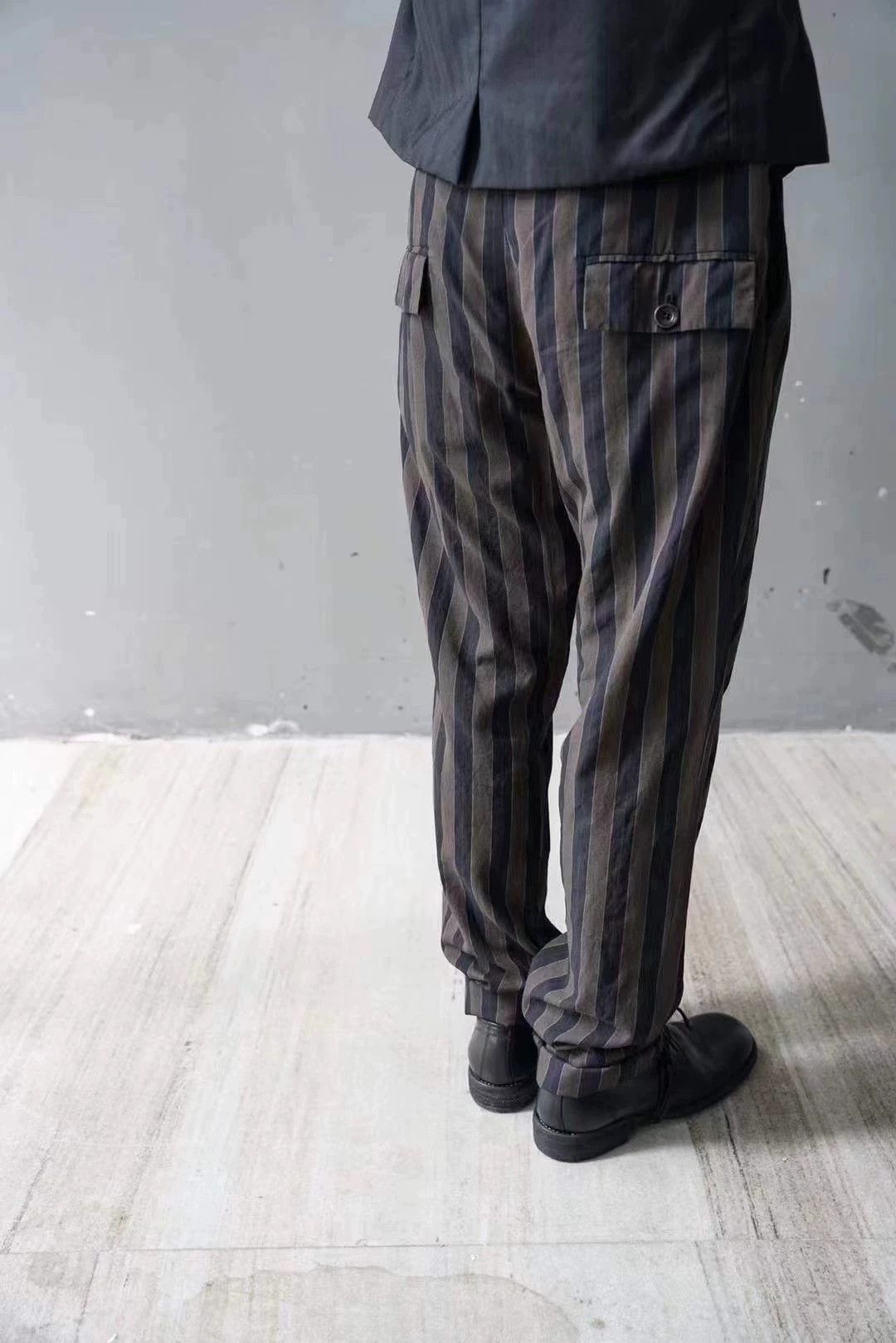 Geoffrey B. Small Geoffrey B. Small Silk Wool Striped Pants 1/2 NWT Size US 29 - 6 Thumbnail