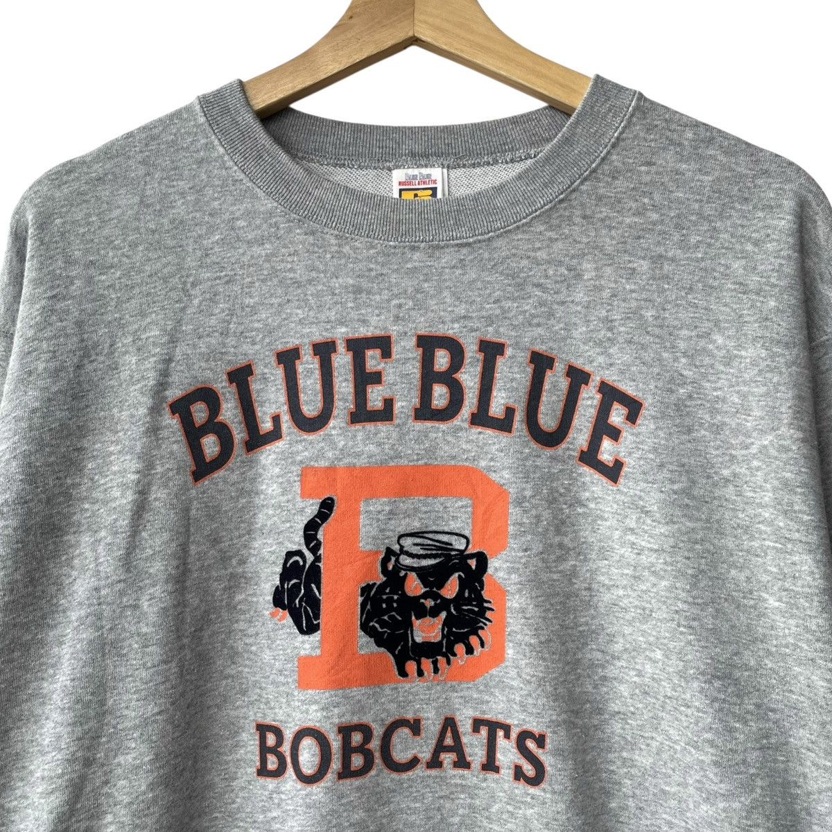 Blue Blue Japan Blue Blue Japan X Russell Athletic Bobcats College Crewneck Size US L / EU 52-54 / 3 - 3 Thumbnail