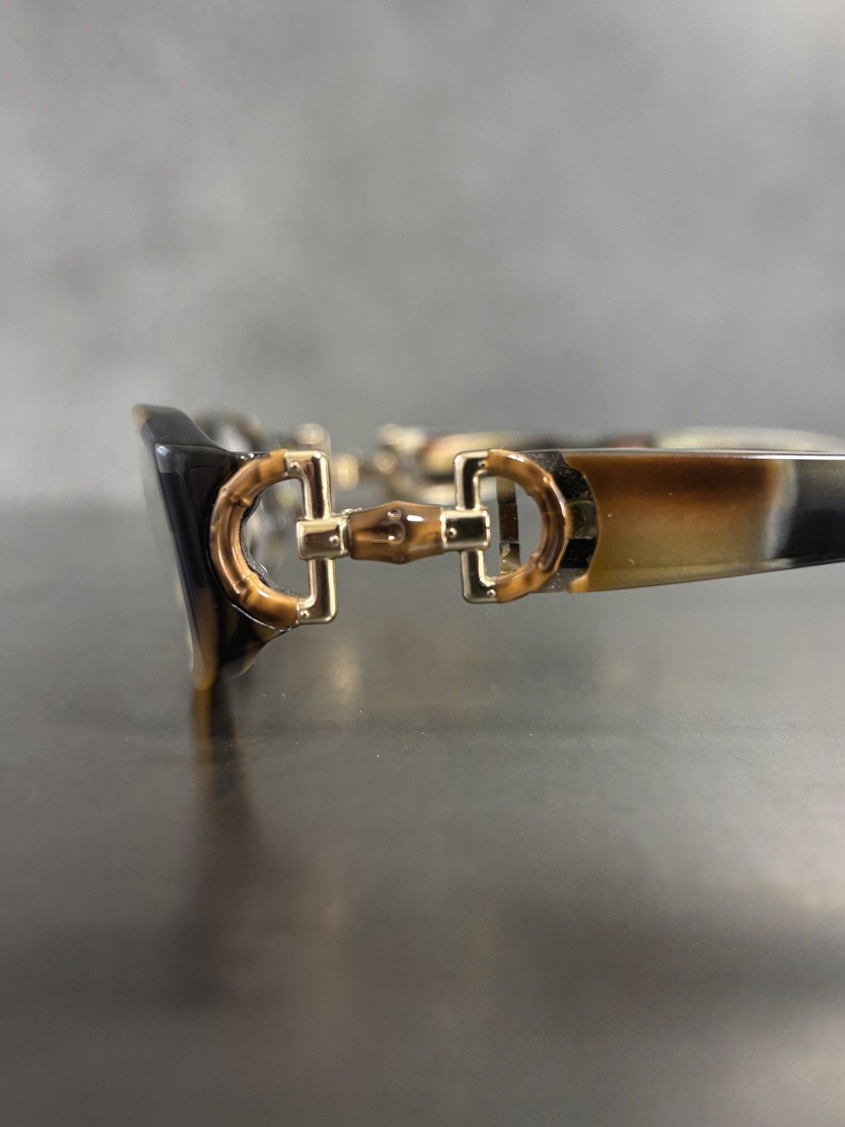 Gucci 2000s Vintage Gucci Frames Horsebit GG3009 Y2K Eyeglasses IT Size ONE SIZE - 3 Thumbnail
