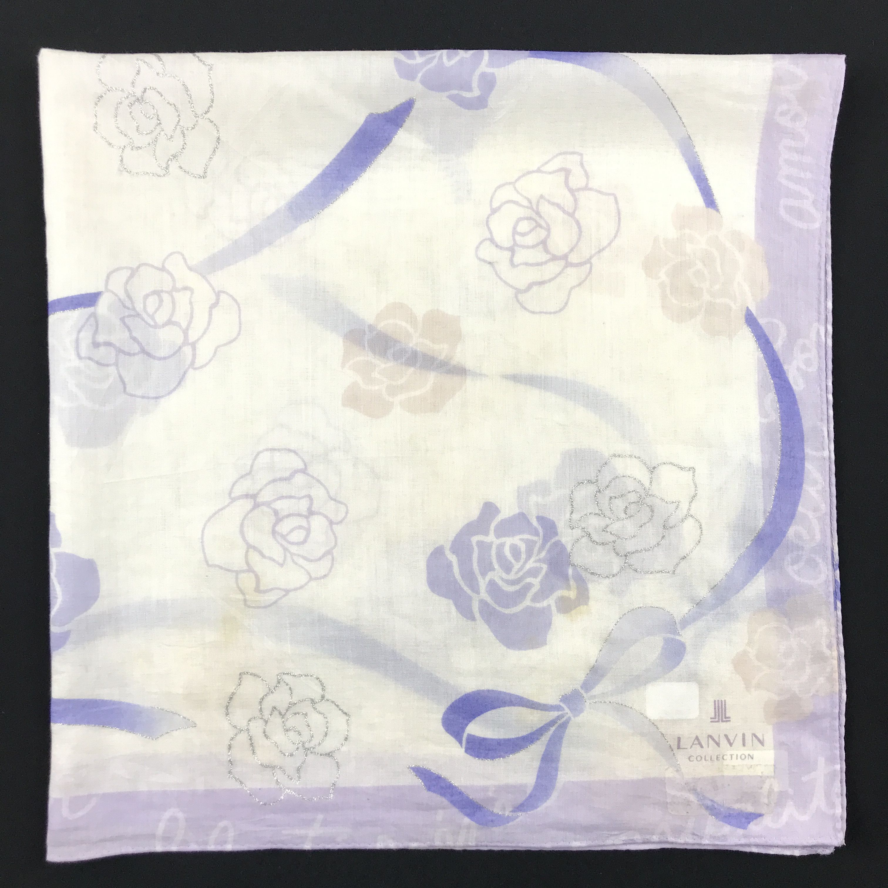 Designer × Lanvin × Vintage Vintage Lanvin Bandana Neckerchief Handkerchief Size ONE SIZE - 2 Thumbnail