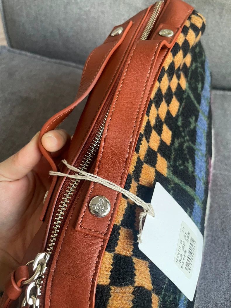 Vivienne Westwood Vivienne Westwood size os Knitted woolen handbag, retro lea Size ONE SIZE - 7 Thumbnail