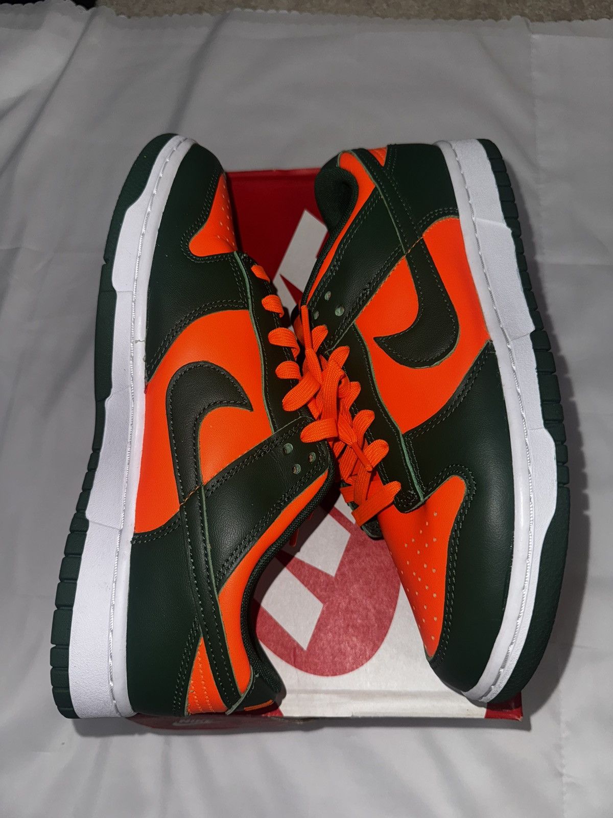 Nike Nike Dunk Low 'Miami Hurricanes' Size US 9 / EU 42 - 2 Thumbnail
