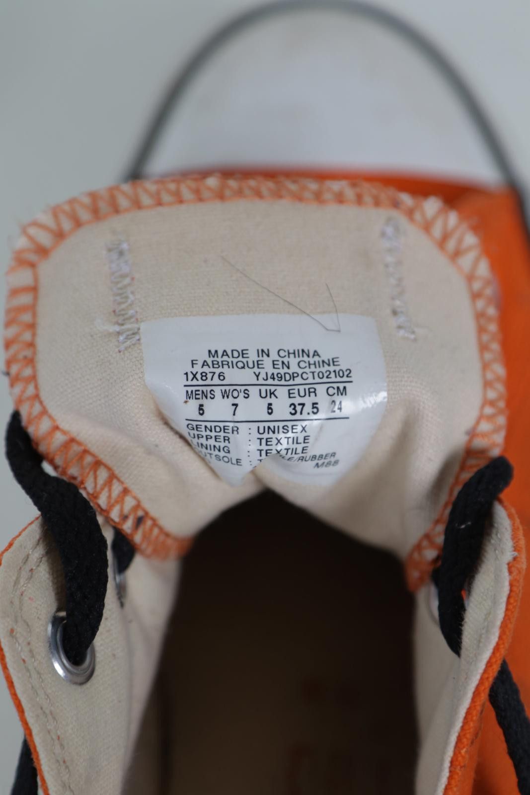 Converse 2010's Converse All-Star Orange Low-Top Sneakers Size US 7 / IT 37 - 9 Thumbnail