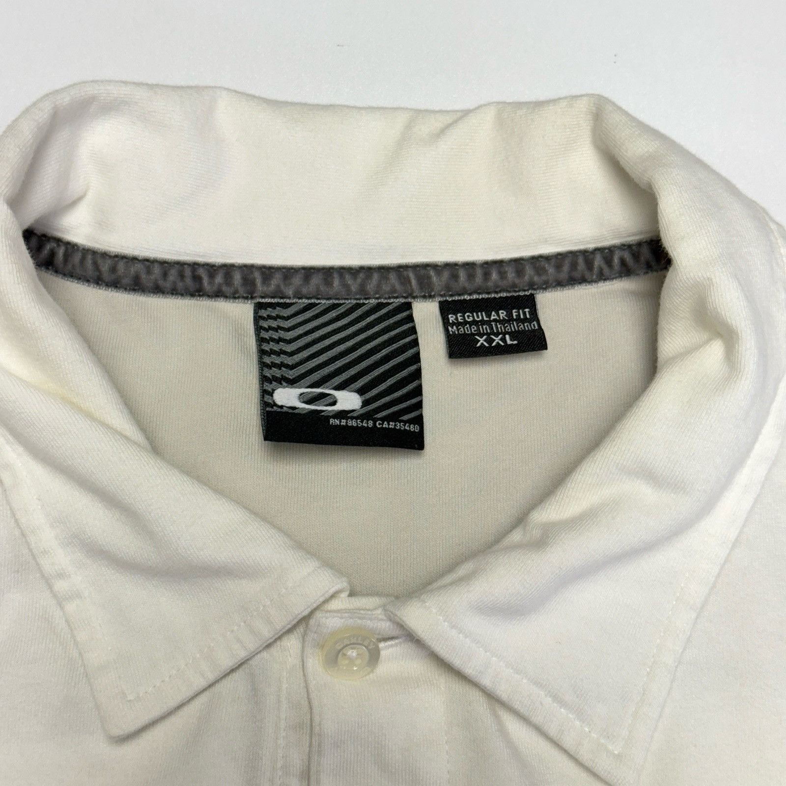 Oakley Oakley Polo Shirt Men’s 2XL XXL 25.5x28.5 White Short Sleeve Size US XXL / EU 58 / 5 - 7 Thumbnail