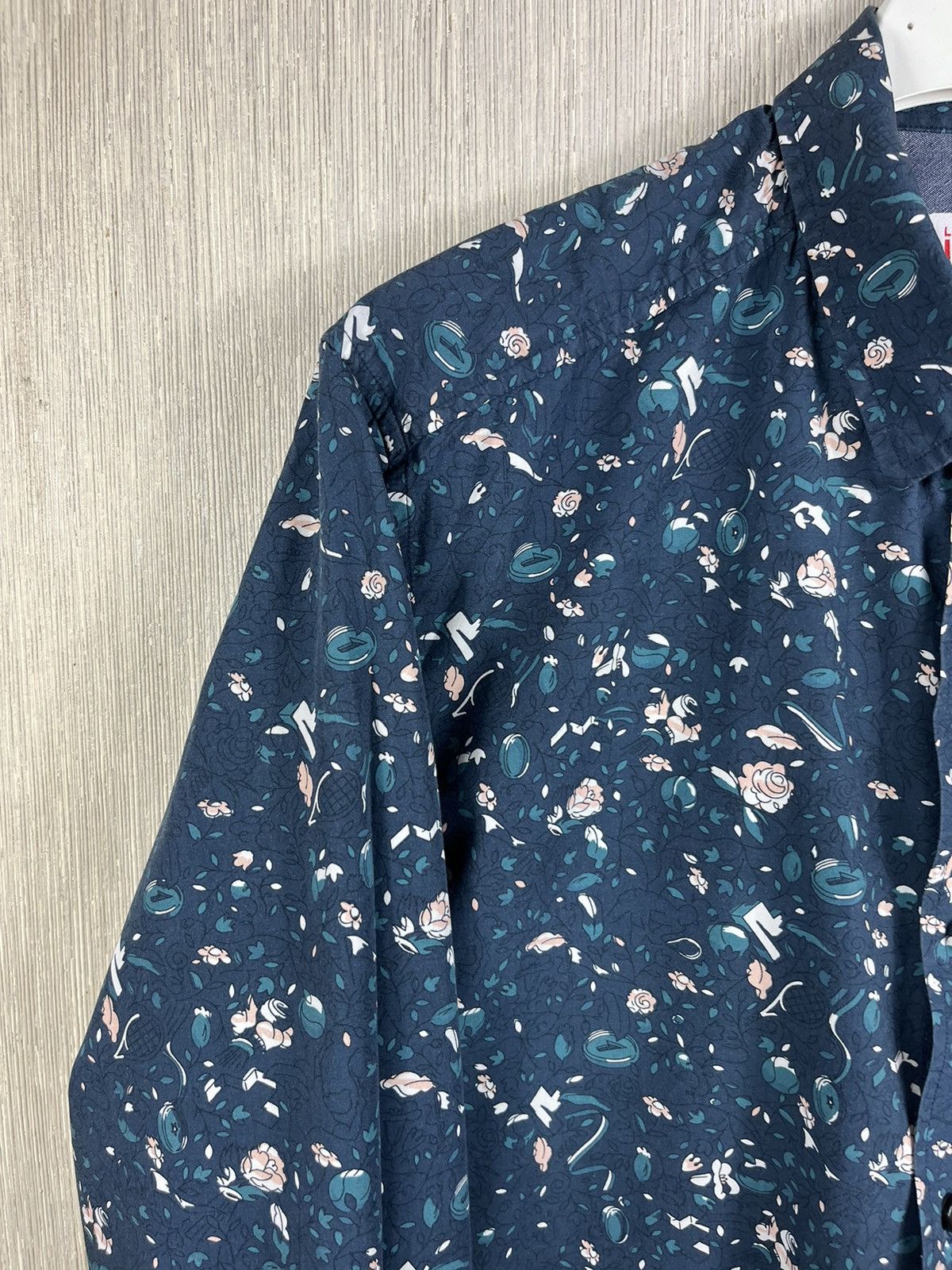 Designer × Lacoste Lacoste live l!ve full print floral designer shirt 39 logo Size US S / EU 44-46 / 1 - 5 Thumbnail