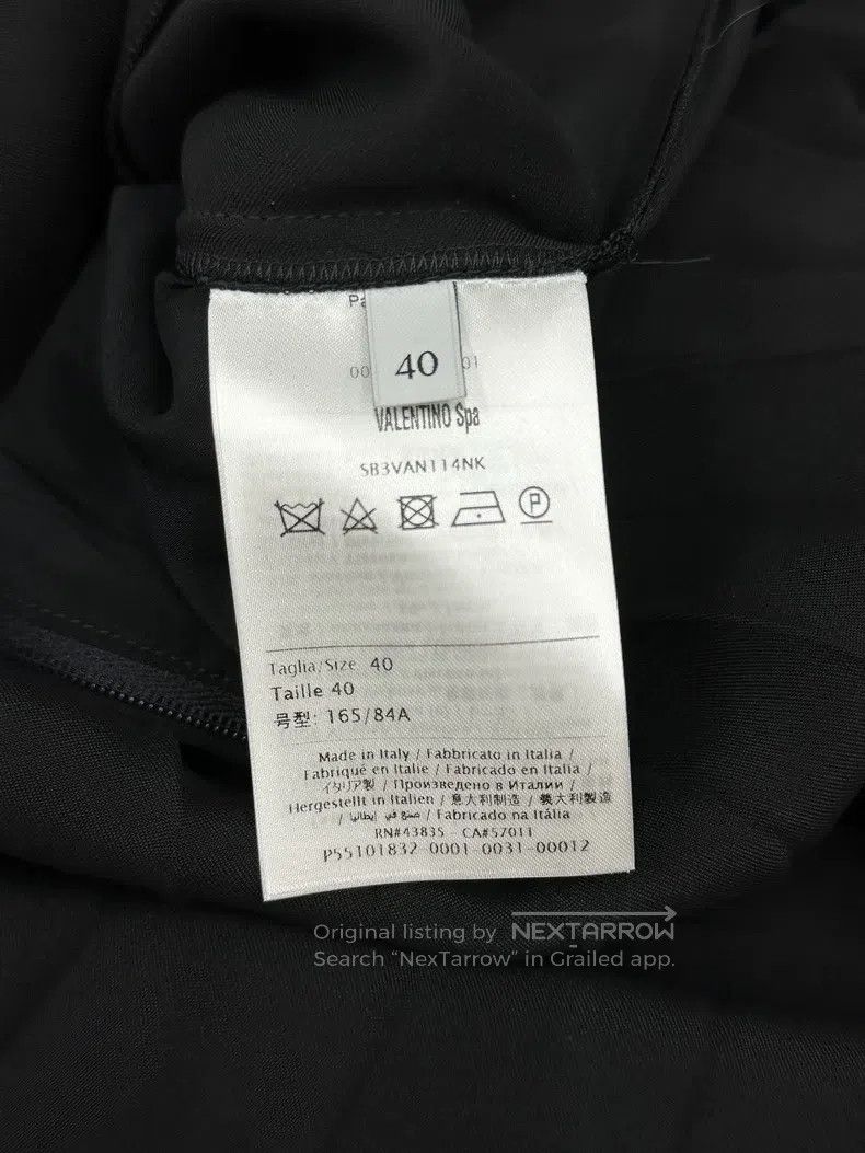 Valentino Valentino Black patchwork pleated dress Size M / US 6-8 / IT 42-44 - 5 Thumbnail
