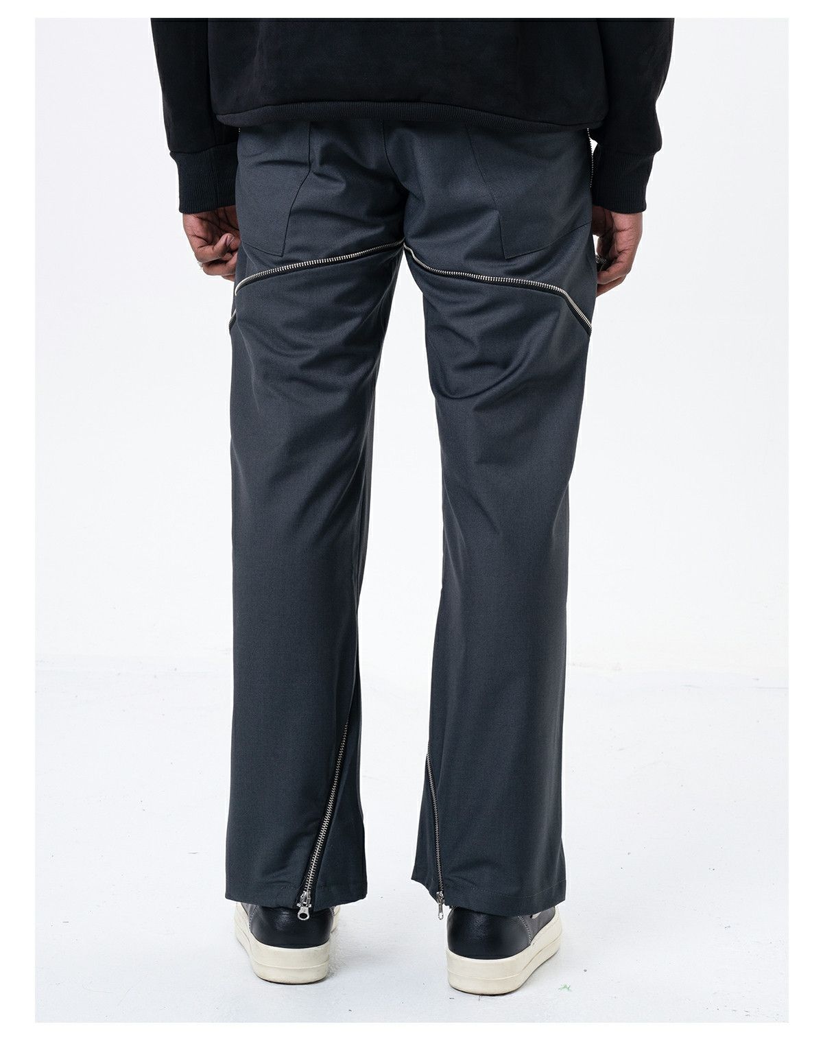 Designer × Japanese Brand × Vintage urban dance utility zipper punk yuppie pants Size US 28 / EU 44 - 4 Thumbnail