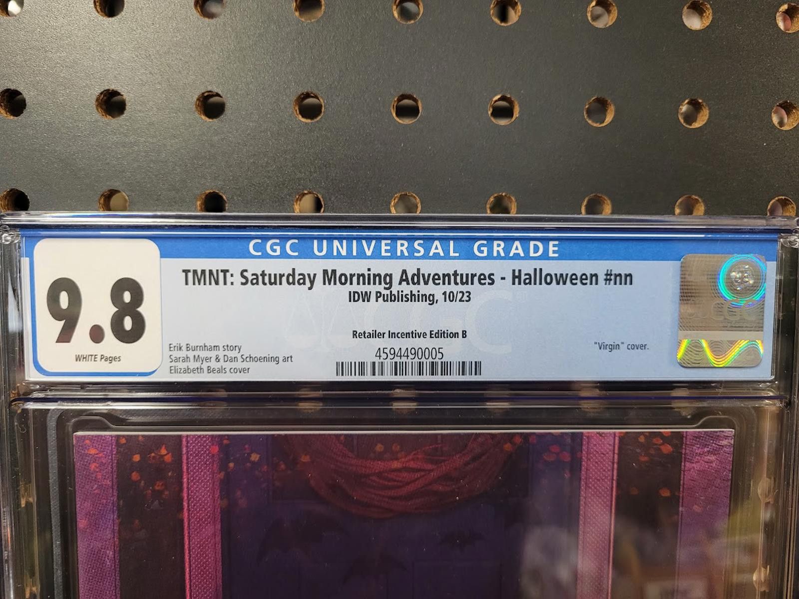 Other TMNT Saturday Morning Adventures Halloween #nn CGC 9.8 1:25 Size ONE SIZE - 2 Thumbnail