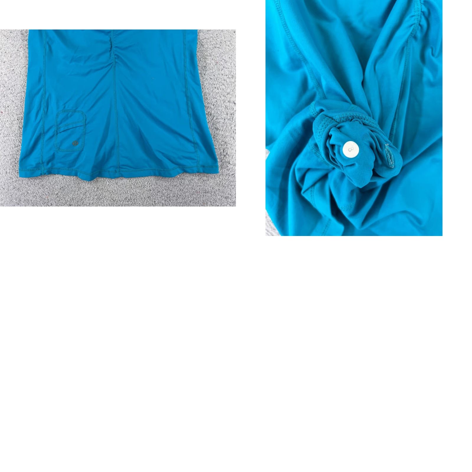 Lululemon Lululemon Shirt Women 8 Blue Gray Rear Pocket Tank Sleeveless Gym Size M / US 6-8 / IT 42-44 - 9 Thumbnail