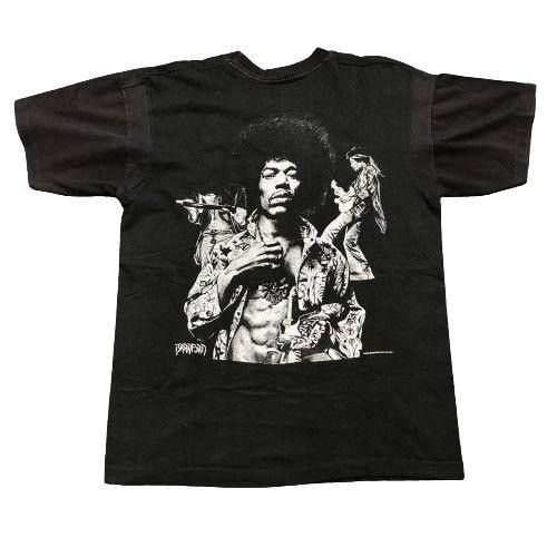 Vintage Vintage Bradford Gallery 1994 Jimi Hendrix Black T-Shirt Size US XL / EU 56 / 4 - 5 Thumbnail
